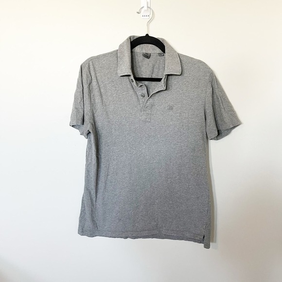 G/fore gray short sleeve polo shirt men’s small - Picture 1 of 8
